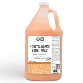 MODA - Moisturizing Conditioner for all Hair Types, Honey Almond, 128 Oz, Professional - Strengthens, Moisturizes, Leaves Hair Soft and Shiny, Adds Volume, Protects Color and Restore