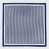 Ojier Men's Pocket Square, 100% Silk, Houndstooth Lattice, Formal, Business,