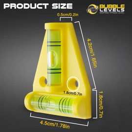 Bubble Levels | Magnetic T-Level | Mini Spirit Level | Caravan Spirit Level - Motorhome Levelling Devices | Motorhome Gadgets Levellers | Mini Level Spirit for Levelling Campervan (1)