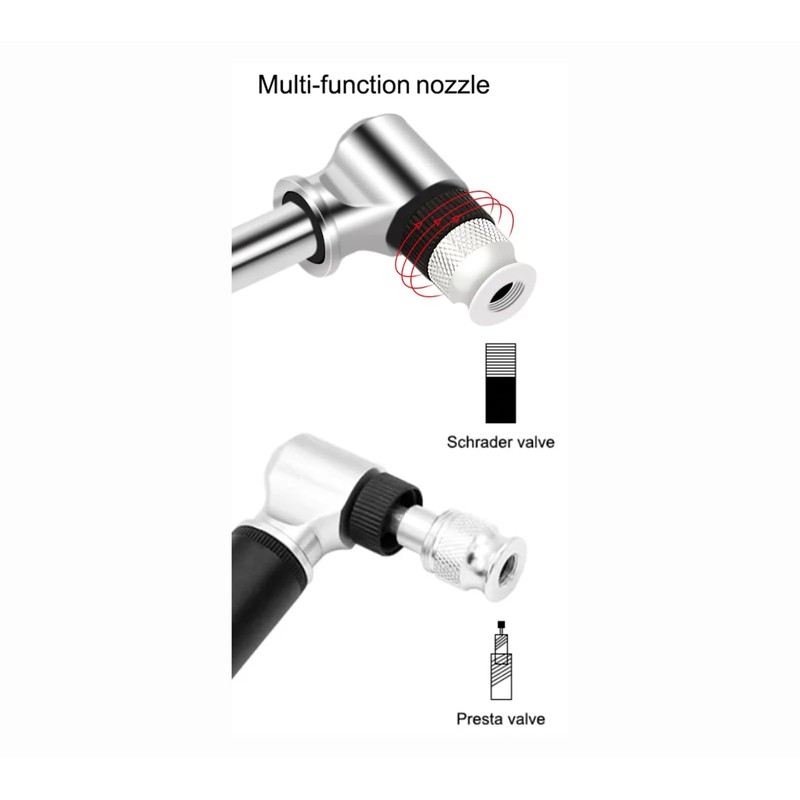Mini High pressure bike air portable pump Two Way