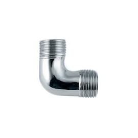 Kakudai 646-010-13 Elbow for Flex, Chrome