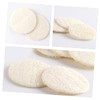 OATIPHO 10pcs Natural Loofah Facial Scrubber Pads for Deep Cleansing