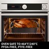 JY COOKMENT Roasting Pan With Lid and Rack, 21' Rectangular,