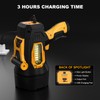 MIXILIN Rechargeable Spotlight 90,000 Lumens, Super Bright LED Spotlight Flashlight