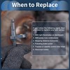 INFINAUTO ABS Raddrehzahlsensor Vorne Links Rechts ABS Sensor Antiblockiersystem Sensor
