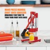 Gowintech Commercial Heavy Duty Cast Iron Hand Press Manual Orange