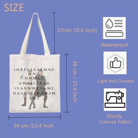 FUNYSO Anakin Skywalker UK Tote Bag - Movie Lover Gift - Adult Science Fiction Fan - Canvas - Water Resistant - Size L - Female