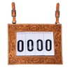 Professional's Choice Tooled Number Holder | Natural