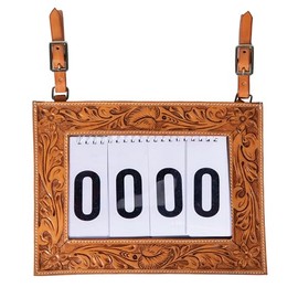 Professional's Choice Tooled Number Holder | Natural
