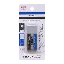 Tombow CT-CM5 Pencil Correction Tape Mono Pocket Width 0.2 inches (5 mm) x 16.4 ft (4 m)