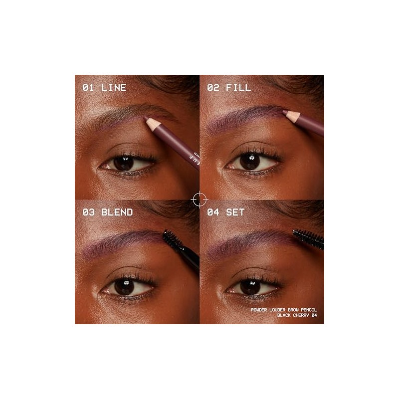 Nyx Professional Makeup, Powder Louder Brow Pencil, Lápiz de Cejas,