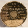 1 Year 24K Gold Plated AA (Alcoholics Anonymous) - Sober