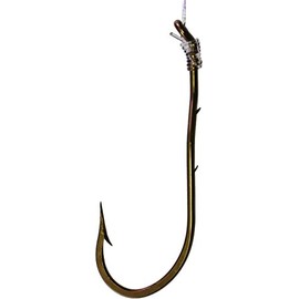 Tru Turn Snelled Baitholder Hook (Bronze, 4)