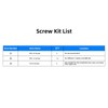 Imdinnogo Top Mount Screws Assortment Kit for BambuLab A1/A1 Mini