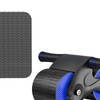 Vaveren Ab Roller Wheel, Stretch Muscle Trainer Silent Strength Training