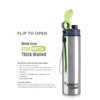Crystal Stainless Steel Water Bottle - Fliptop 750 ml (Pack