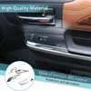 Aunginsy Door Window Glass Lift Button Panel Trim Cover Compatible