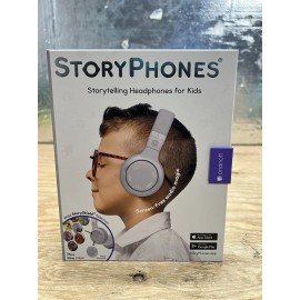 StoryPhones Storytelling Bluetooth Wireless Kids Headphones - Gray