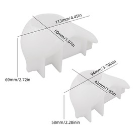 Yalulu 2Pcs 3D Birds Resin Molds Silicone, Bird Soap Making Mould, Bird Aromatherapy Candle Epoxy Resin Casting Molds Home Decorations