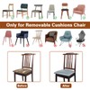 WUSOUPU Leather Seat Covers for Dining Chairs Waterproof Chair Seat