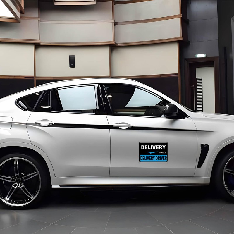 Hozodusi Delivery Driver Car Magnet, Delivery Magnetic Car Door and