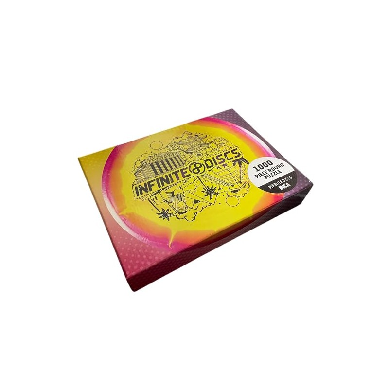 Round Disc Golf 1000 Piece Jigsaw Puzzle by Infinite Discs