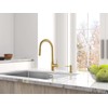 AguaStella AS60BG Brushed Gold Kitchen Sink Faucet with Pull Down
