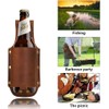 Beer Holder,Leather Beer Holster Bottle Holders,Beer Belt Holder Beer Gifts