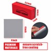 6PCS Ceramic Coating Applicator Sponge Blocks + 12PCS Suede Cloth