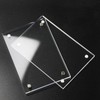 ACEmedia 15-Pack Clear Acrylic Fridge Magnets Mini Double Sided Refrigerator