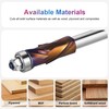 SpeTool Coated Flush Trim Router Bit 1/2 Shank Up&Down Compression,
