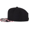 Yupoong Flexfit Unisex Kappe Floral Snapback 2-Tone Cap, blanko Cap