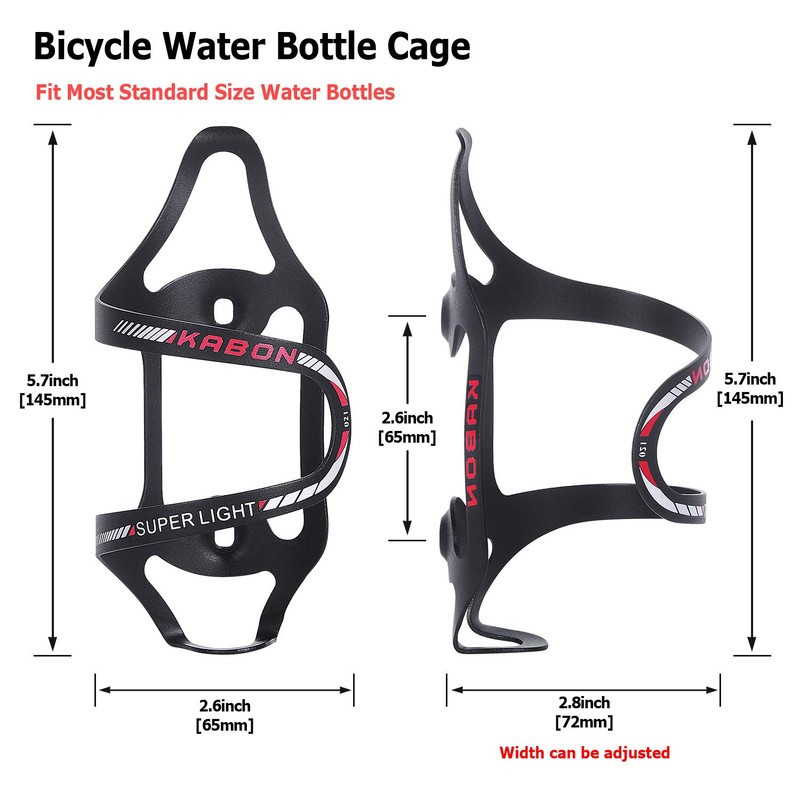 KABON Bicycle Bottle Holder, Adjustable Aluminium Alloy Lightweight Bicycle Water