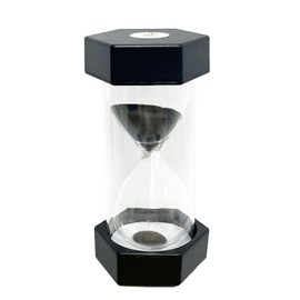 Sand Timer, Children's Clock, Sand Timer, Sand Timer Set for Classrooms, Kitchens, Homes, Offices and also as a Decorative Timer Clock, 3 Minutes, Black