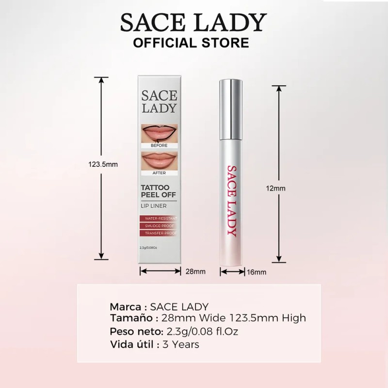 Sace Lady Tattoo Peel Off Lip Liner 04