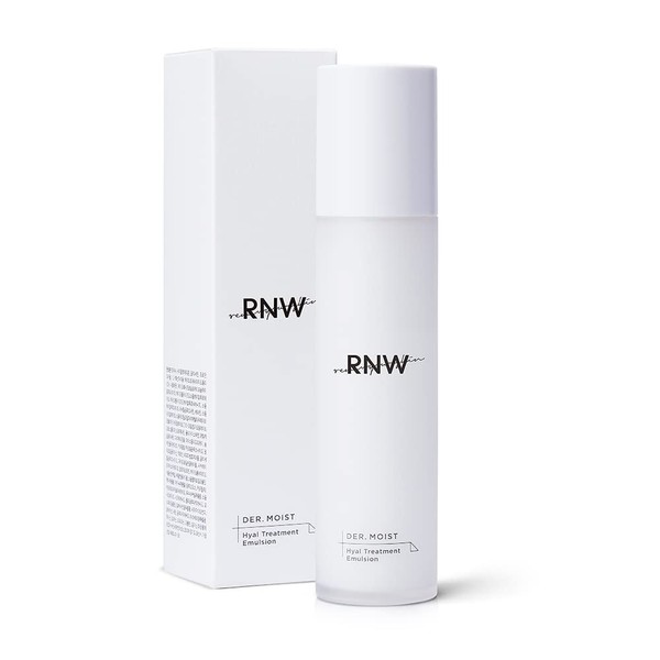 RNW DER. Moist Hyal Treatment Emulsion 4.2 fl.oz / 125ml, Hydrating Skin Emulsion with Hyaluronic Acids for Sensitive Skin | Paraben Free Korean Skincare