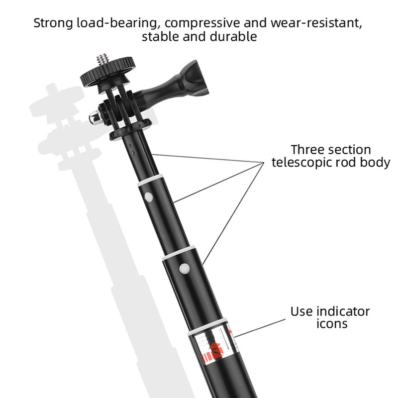 36.22inch Extension Pole for OSMO Pocket 3 Invisible Selfie Stick