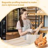 Vesici 15 Inches Baguette Banneton Proofing Basket 6 Pack with
