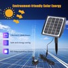 Solar Powered Fountain Pump Water Pump with Adjustable Solar Panel