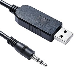 NITOMTYU TTL-232R-5V-AJ 3.5mm Audio Jack UART Adapter Cable, TTL to USB UART 5V Serial Converter Cable, 6 Feet
