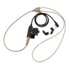 TACGZGJSM Bluetooth Connecting Cable for tep-200 Tactical Ear Plug intercom