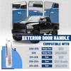 JMTAAT 4Pcs Exterior Door Handle Compatible with 2009-2025 Dodge Ram