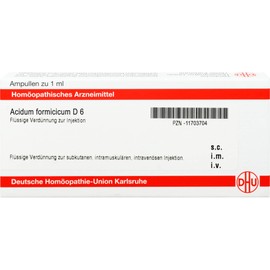 DHU Acidum formicicum D6 ampoules, pack of 8 ampoules