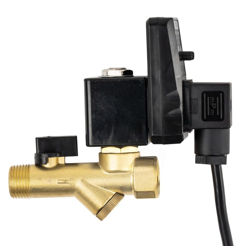 Air Compressor Automatic Tank Drain Valve 1/2" NPT Electronic Dual