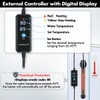 Orlushy 100W Submersible Aquarium Heater, Adjustable Fish Tank Heater with