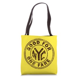 NYC Subway NY New York Subway Retro Vintage Token Tote Bag