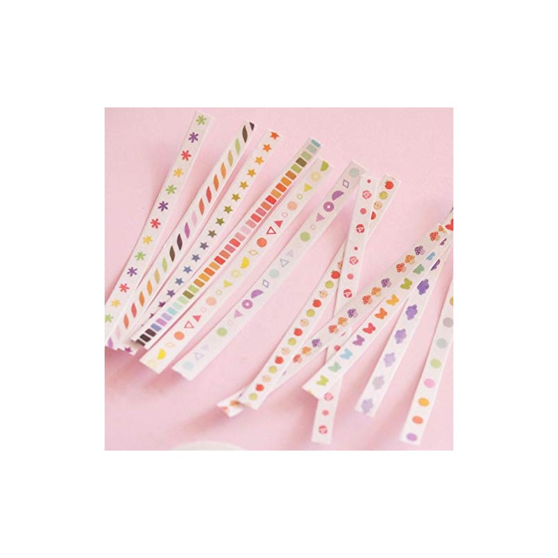 YUBBAEX Masking Tape, 0.2 inch (5 mm) Wide x 12