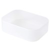 MUJI OGA07A5A Polypropylene Makeup Box, 1/4 Horizontal Half