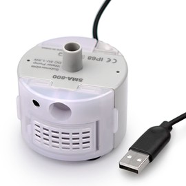 Rellaty Cat Water Fountain Replacement Water Pump for 3.2L/108oz Automatic Stainless Steel Pet Fountain