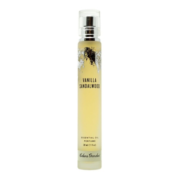 Edens Garden Vanilla Sandalwood Natural Essential Oil Perfume (Earthy & Sweet Aroma), 1 oz